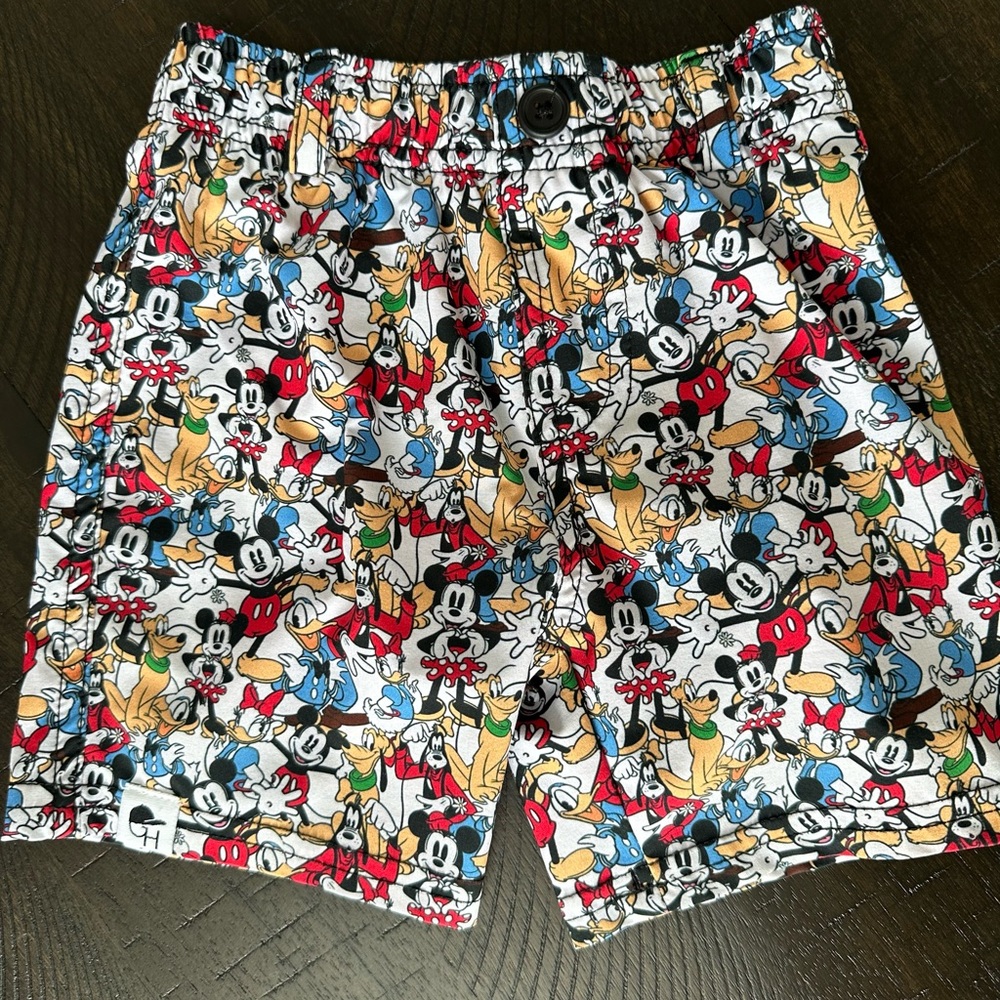 George Hats Disney Mickey and Friends Walk Shorts